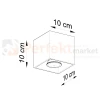 Plafon QUAD 1 wymiary oprawa sufitowa Sollux perfektmarket.webp