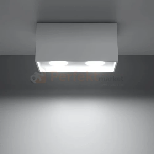 Plafon QUAD MAXI biały spot podwójny GU10 SL.0380 Sollux 1 perfektmarket.webp