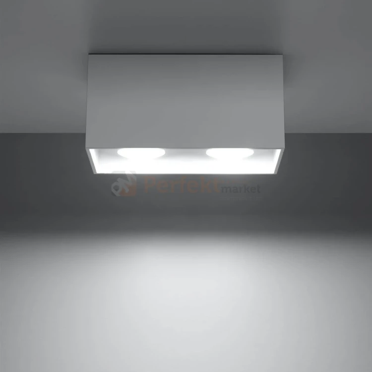 Plafon QUAD MAXI biały spot podwójny GU10 SL.0380 Sollux 1 perfektmarket.webp