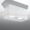 Plafon QUAD MAXI biały spot podwójny GU10 SL.0380 Sollux perfektmarket.webp