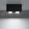 Plafon QUAD MAXI czarny spot podwójny GU10 SL.0381 Sollux 1 perfektmarket.webp
