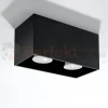 Plafon QUAD MAXI czarny spot podwójny GU10 SL.0381 Sollux perfektmarket.webp