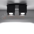 Oprawa sufitowa plafon spot kostka Cube 2xGU10 Quad 2 czarny SL.0063 1 perfektmarket.webp
