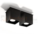 Oprawa sufitowa plafon spot kostka Cube 2xGU10 Quad 2 czarny SL.0063 perfektmarket.webp