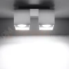 Oprawa sufitowa plafon spot kostka Cube 2xGU10 Quad 2 biały SL.0065 1 perfektmarket.webp