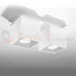 Oprawa sufitowa plafon spot kostka Cube 2xGU10 Quad 2 biały SL.0065 perfektmarket.webp