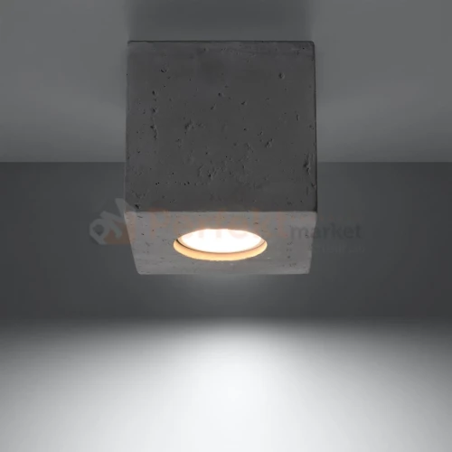 Nowoczesna oprawa sufitowa betonowa plafon Quad SL.0489 1 perfektmarket.webp