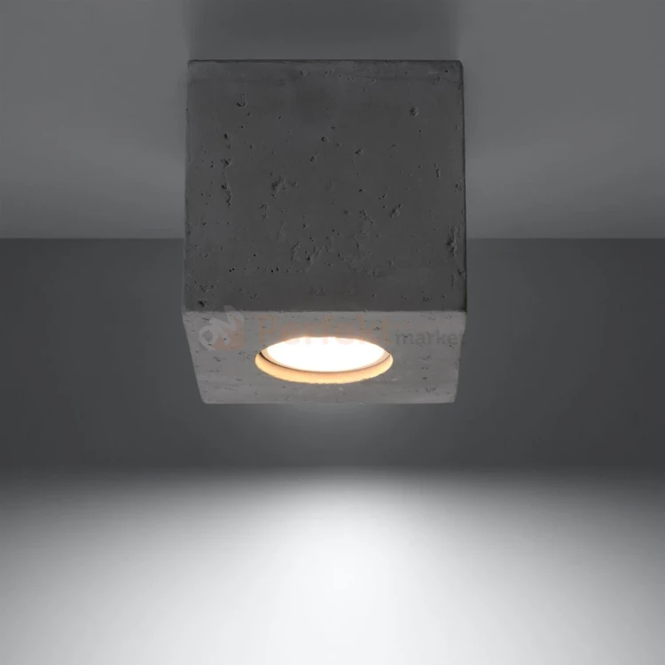 Nowoczesna oprawa sufitowa betonowa plafon Quad SL.0489 1 perfektmarket.webp