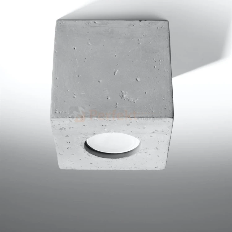 Nowoczesna oprawa sufitowa betonowa plafon Quad SL.0489 perfektmarket.webp