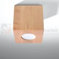 Nowoczesna oprawa sufitowa drewniana plafon Quad SL.0493 PERFEKTMARKET.webp