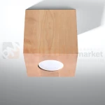 Nowoczesna oprawa sufitowa drewniana plafon Quad SL.0493 PERFEKTMARKET.webp