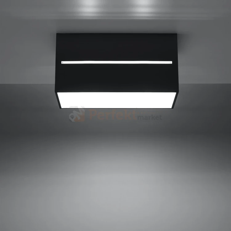 Plafon spot kostka podwójny LOBO MAXI czarny Sollux SL.0384 1 perfektmarket.webp