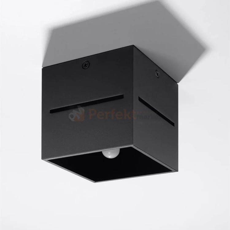 Nowoczesna lampa sufitowa spot kwadratowy Lobo czarny SL.0207 Sollu perfektmarket.webp
