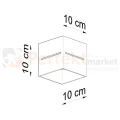 Nowoczesna lampa sufitowa spot kwadratowy Lobo Sollux wymiary perfektmarket.webp