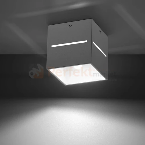 Nowoczesna lampa sufitowa spot kwadratowy Lobo biały SL.0209 1 perfektmarket.webp
