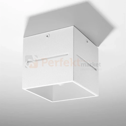 Nowoczesna lampa sufitowa spot kwadratowy Lobo biały SL.0209 perfektmarket.webp