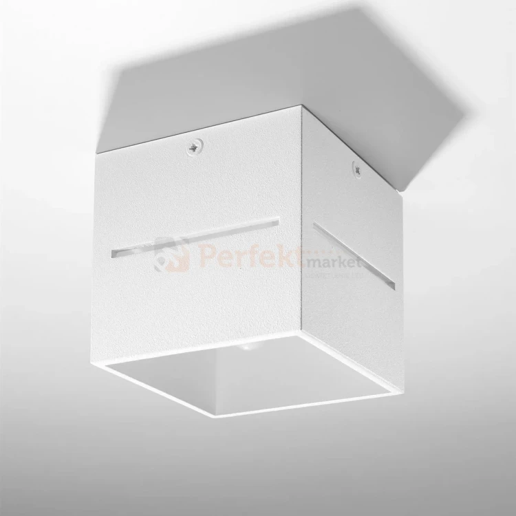 Nowoczesna lampa sufitowa spot kwadratowy Lobo biały SL.0209 perfektmarket.webp
