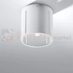 Plafon tuba INEZ okrągły biały gra świateł Sollux SL.0355 downlight perfektmarket.webp