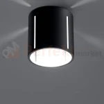 Plafon tuba INEZ okrągły czarny gra świateł Sollux SL.0356 1 perfektmarket olsztyn.webp