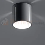 Plafon tuba INEZ okrągły szary gra świateł Sollux SL.0357 1 downlight perfektmarket.webp