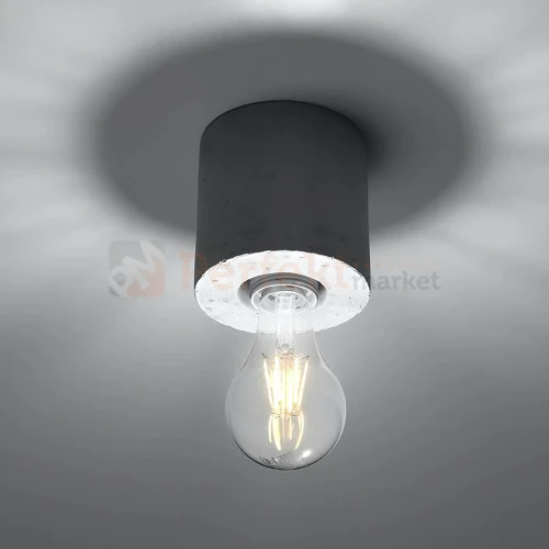 Sufitowa oprawa betonowa Salgado downlight E27 Sollux SL.0678 perfektmarket.webp