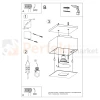 Oprawa sufitowa downlight plafon kostka GU10 MONO montaż perfektmarket.webp