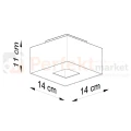 Oprawa sufitowa downlight plafon kostka GU10 MONO wymiary perfektmarket.webp