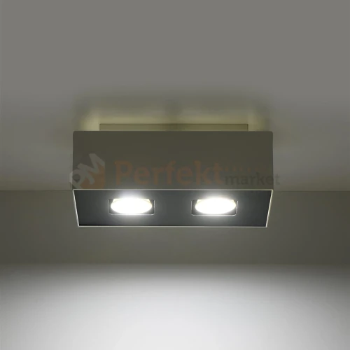 Oprawa sufitowa downlight plafon kostka GU10 MONO 2 biały SL.0067 1 perfektmarket.webp