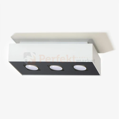 Oprawa sufitowa downlight plafon kostka GU10 MONO 3 biały SL.0068 perfektmarket.webp