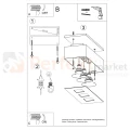 Oprawa sufitowa downlight plafon kostka GU10 MONO 3 montaż perfektmarket.webp