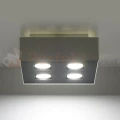 Oprawa sufitowa downlight plafon kostka GU10 MONO 4 biały SL.0069 1 perfektmarket.webp