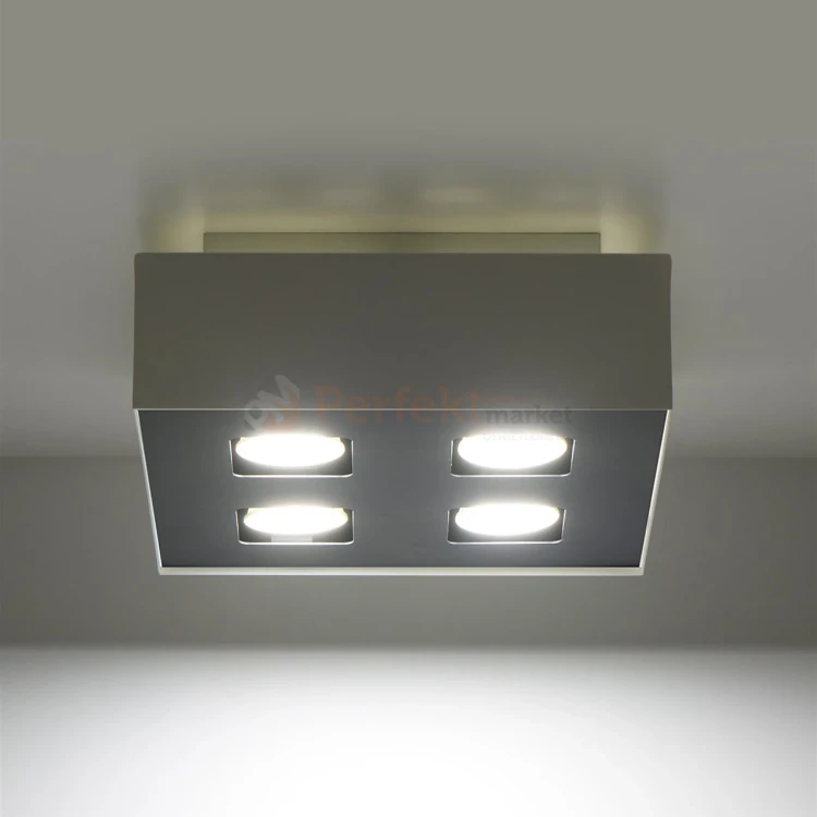 Oprawa sufitowa downlight plafon kostka GU10 MONO 4 biały SL.0069 1 perfektmarket.webp