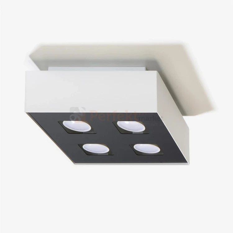Oprawa sufitowa downlight plafon kostka GU10 MONO 4 biały SL.0069 perfektmarket.webp