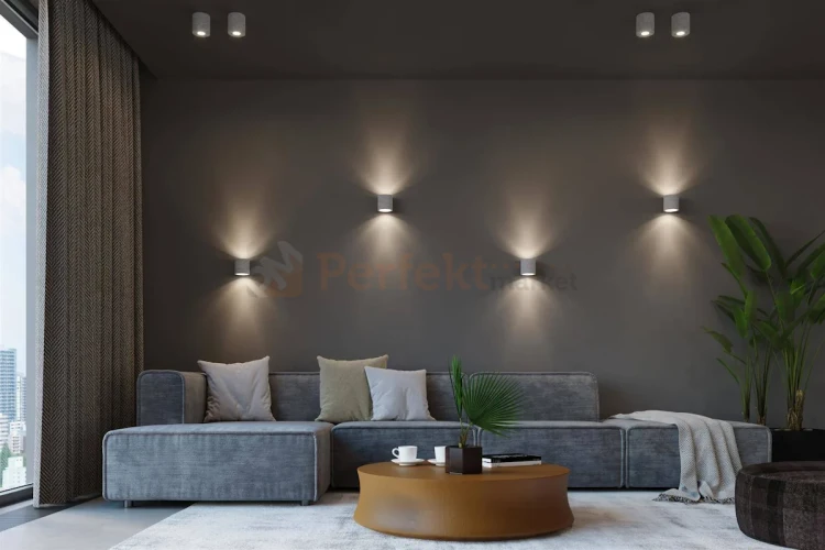 Nowoczesny plafon Orbis lampa sufitowa betonowa spot SL.0488 aranżacja perfektmarket.webp