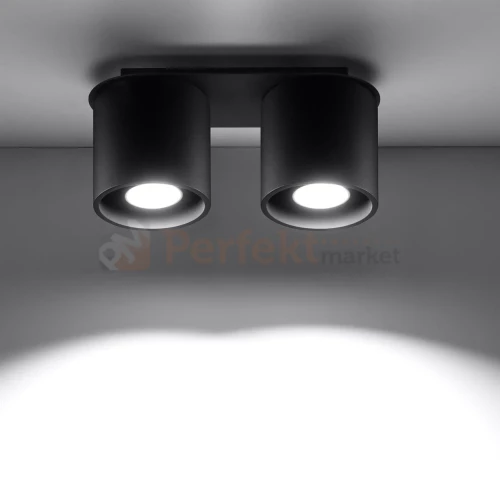 Oprawa sufitowa downlight 2xGU10 Orbis 2 czarny SL.0054 1 perfektmarket.webp