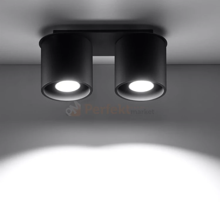 Oprawa sufitowa downlight 2xGU10 Orbis 2 czarny SL.0054 1 perfektmarket.webp