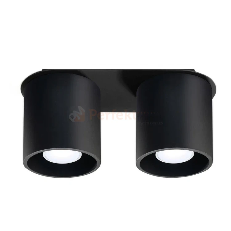 Oprawa sufitowa downlight 2xGU10 Orbis 2 czarny SL.0054 2 perfektmarket.webp
