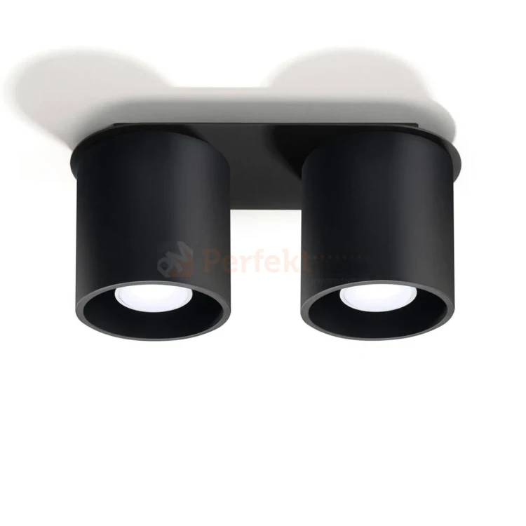 Oprawa sufitowa downlight 2xGU10 Orbis 2 czarny SL.0054 perfektmarket.webp