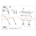 Oprawa sufitowa downlight 2xGU10 Orbis 2 montaż perfektmarket.webp