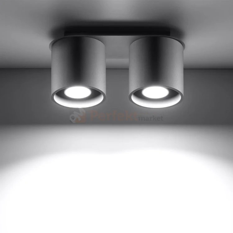 Oprawa sufitowa downlight 2xGU10 Orbis 2 szary SL.0055 1 perfektmarket.webp