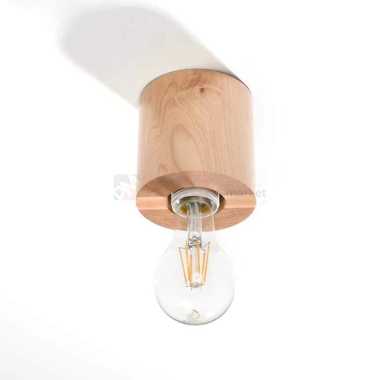 Oprawa sufitowa spot downlight SALGADO naturalne drewno SL.0672 1 perfektmarket.webp