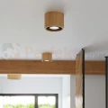 Oprawa sufitowa drewniana downlight BASIC 1 SL.0913 Sollux aranżacja 2 perfektmarket.webp