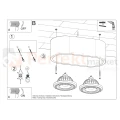 Oprawa sufitowa drewniana downlight BASIC 2 SL.0914 Sollux montaż perfektmarket.webp