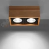 Plafon drewniany downlight QUATRO 2 SL.0916 Sollux 1 perfektmarket.webp