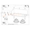 Plafon drewniany downlight QUATRO 2 SL.0916 Sollux montaż perfektmarket.webp