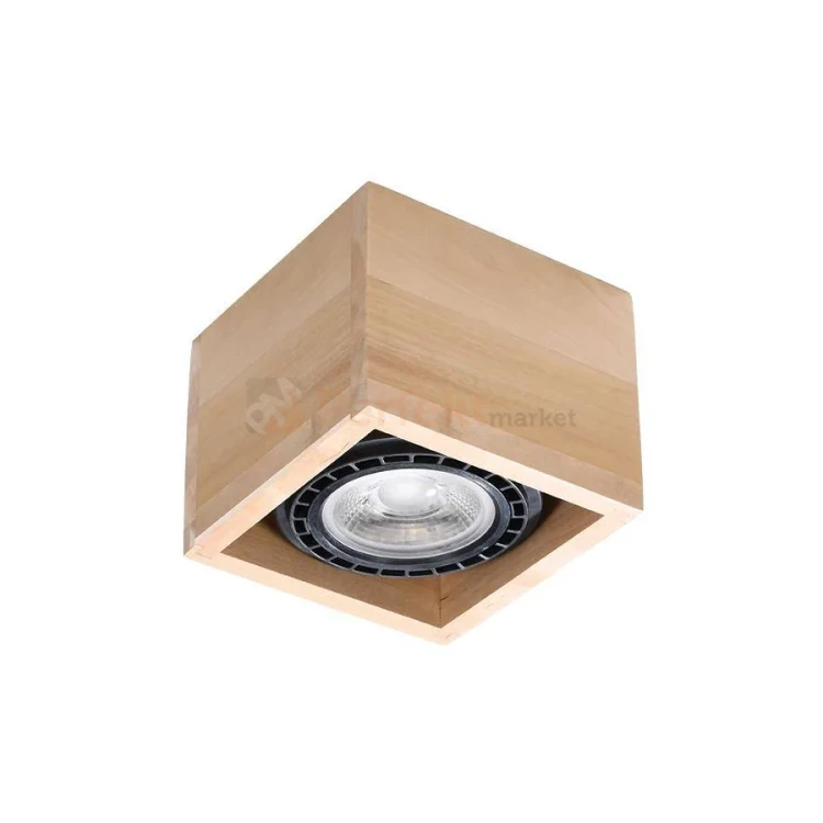 Plafon drewniany downlight QUATRO 1 SL.0915 Sollux 2 perfektmarket.webp