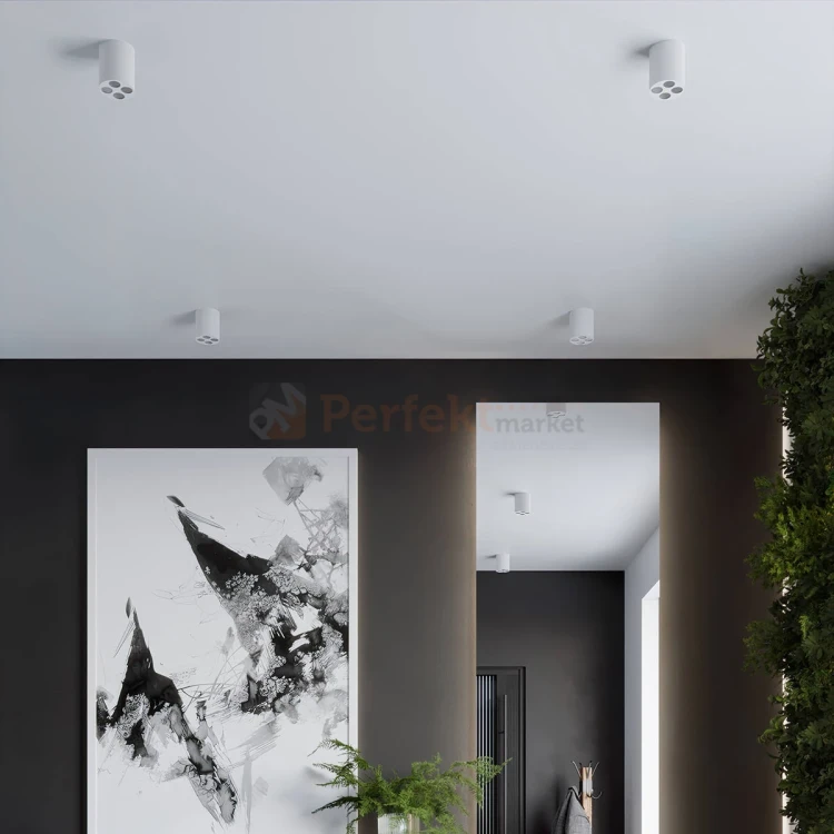 Lampa sufitowa LED downlight ZOE biały SL.1209 aranżacja 1 perfektmarket.webp