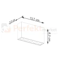 Lampa sufitowa LED downlight SOLE czarny SL.1212 wymiary perfektmarket.webp