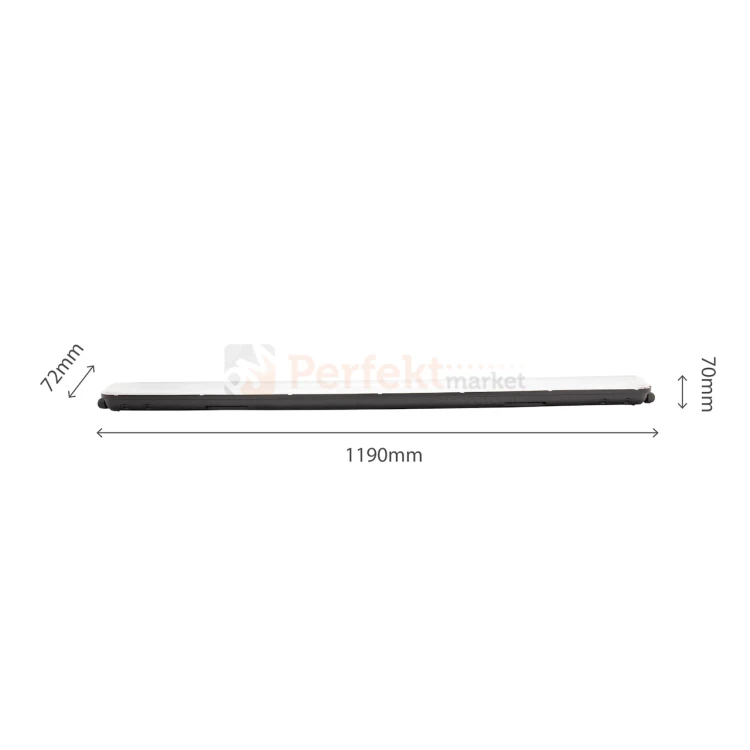 Czarna ampa hermetyczna LED LIMEA GIGANT 38W IP65 4000K premium BLACK wymiary perfektmarket.webp