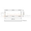 Ramka montażowa 120x30 do paneli LED BACKLIGHT BACKLIT aluminiowa EKP0245 2 perfektmarket.webp